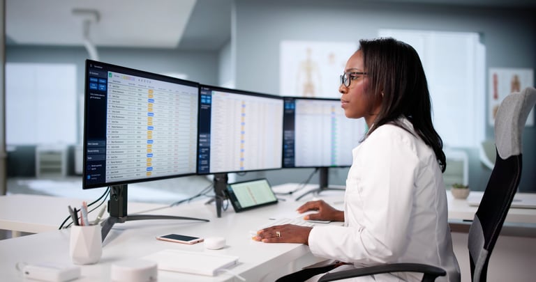 Analyzing Medical Coding Audit Reports On Doctor's Office Computer