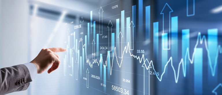 Premium editorial visual representing margin improvement and financial growth strategy for Blackspire Advisors
