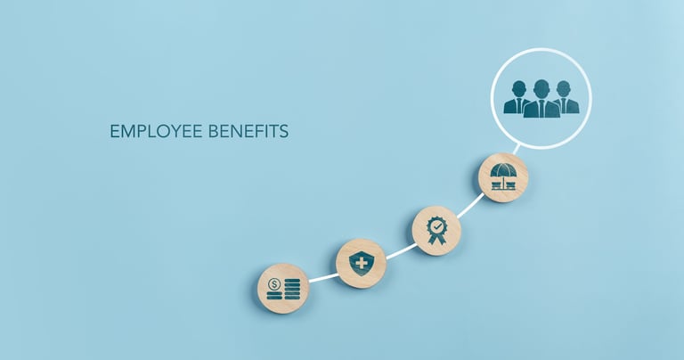 Employee benefits concept, legal protection and identity theft coverage for corporate benefit evaluation